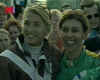 SULKY RACE - WOMEN POWER CELEBRETY CHARITY HORSE RACE - News trailer -  Stefanie Voigt with 'EDELWEISS' -  CLICK PICTURE TO VIEW VIDEO